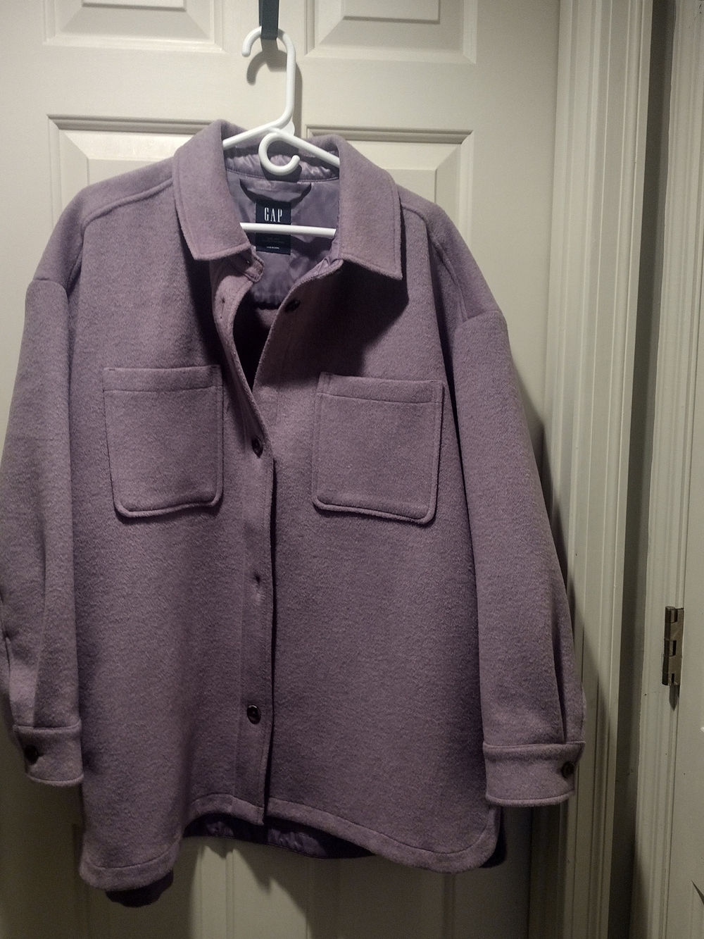 GAP Lavender Shirt Jacket